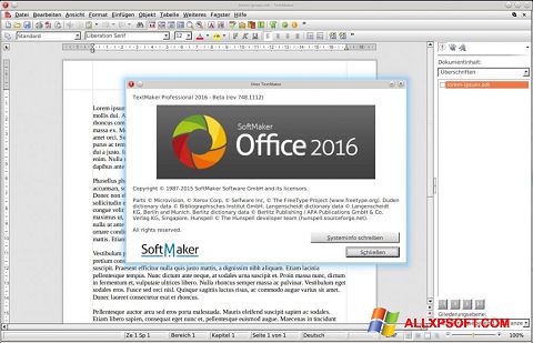 Στιγμιότυπο οθόνης SoftMaker Office Windows XP