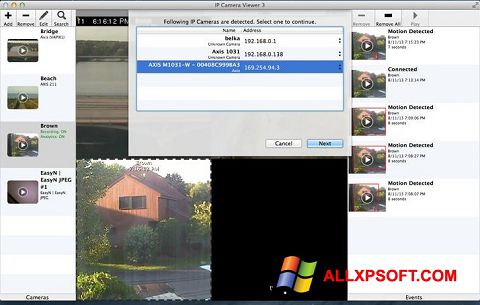 Στιγμιότυπο οθόνης IP Camera Viewer Windows XP