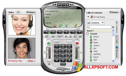 Στιγμιότυπο οθόνης X-Lite Windows XP