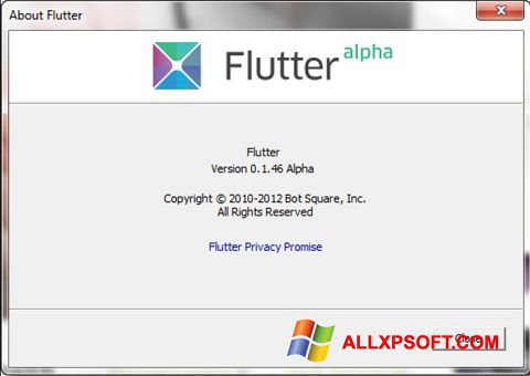 Στιγμιότυπο οθόνης Flutter Windows XP