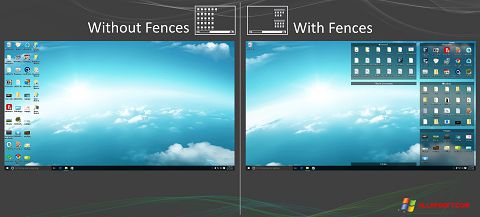 Στιγμιότυπο οθόνης Fences Windows XP