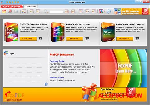 Στιγμιότυπο οθόνης Doc Reader Windows XP