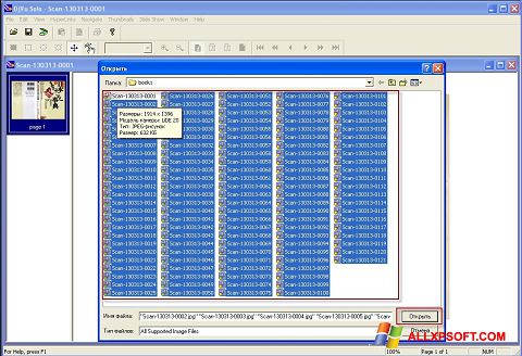 Στιγμιότυπο οθόνης DjVu Viewer Windows XP