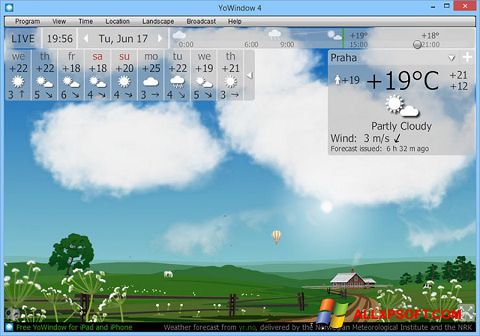 Στιγμιότυπο οθόνης YoWindow Windows XP