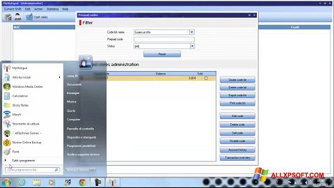 Στιγμιότυπο οθόνης MyHotspot Windows XP