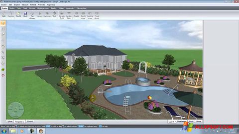 Στιγμιότυπο οθόνης Realtime Landscaping Architect Windows XP