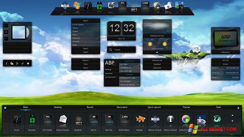 Στιγμιότυπο οθόνης Winstep Nexus Windows XP
