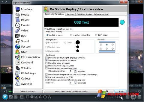 Στιγμιότυπο οθόνης Light Alloy Windows XP