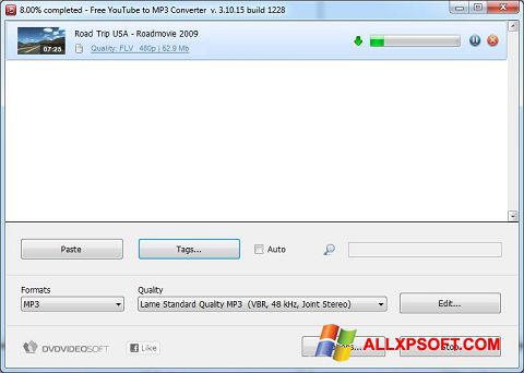 Στιγμιότυπο οθόνης Free YouTube to MP3 Converter Windows XP