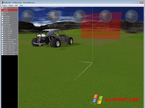 Στιγμιότυπο οθόνης 3D Rad Windows XP