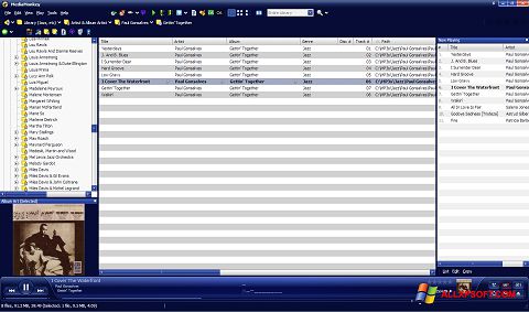 Στιγμιότυπο οθόνης MediaMonkey Windows XP