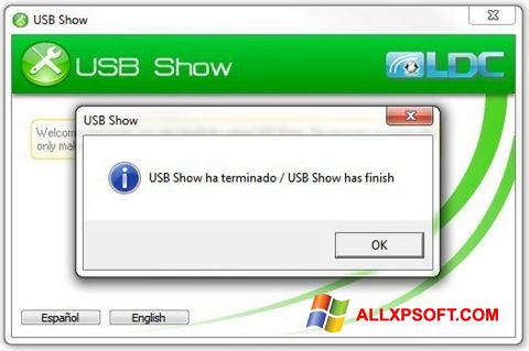 Στιγμιότυπο οθόνης USB Show Windows XP