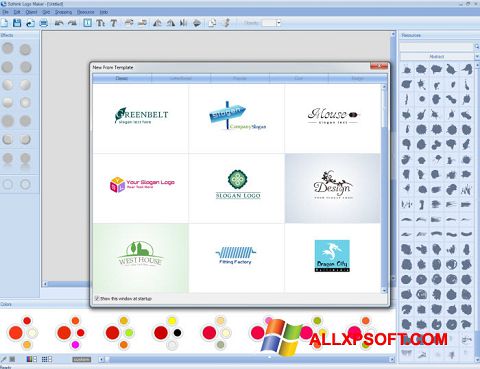 Στιγμιότυπο οθόνης Sothink Logo Maker Windows XP