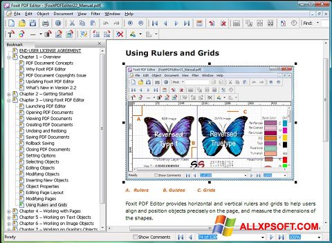 Στιγμιότυπο οθόνης Foxit PDF Editor Windows XP