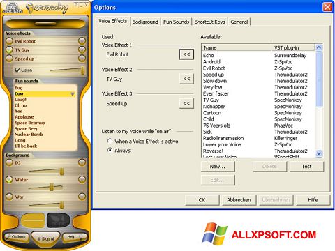 Στιγμιότυπο οθόνης Scramby Windows XP