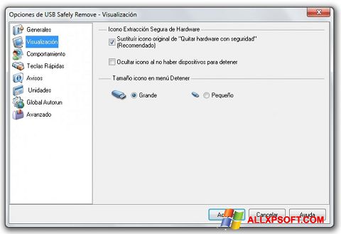 Στιγμιότυπο οθόνης USB Safely Remove Windows XP