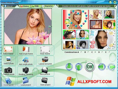 Στιγμιότυπο οθόνης Photo Booth Windows XP