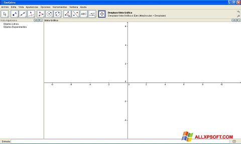 Στιγμιότυπο οθόνης GeoGebra Windows XP