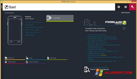 Στιγμιότυπο οθόνης MOBILedit! Windows XP