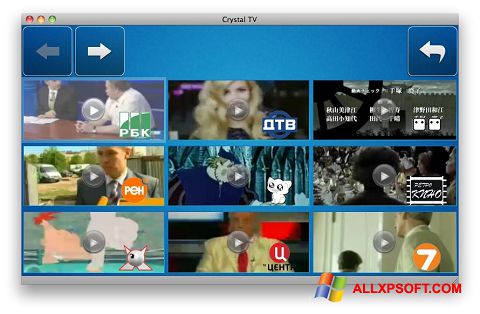 Στιγμιότυπο οθόνης Crystal TV Windows XP