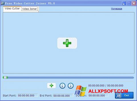 Στιγμιότυπο οθόνης Free Video Cutter Windows XP