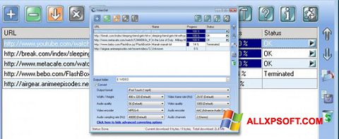 Στιγμιότυπο οθόνης VideoGet Windows XP