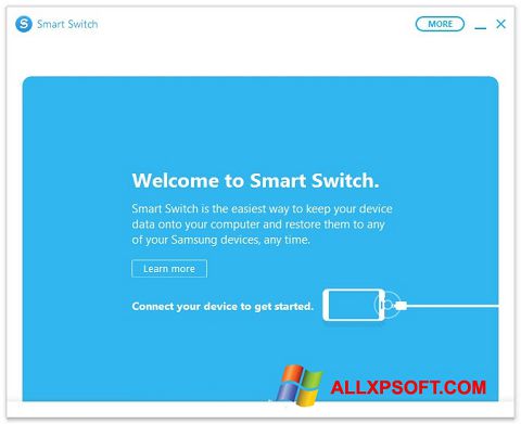 Στιγμιότυπο οθόνης Samsung Smart Switch Windows XP