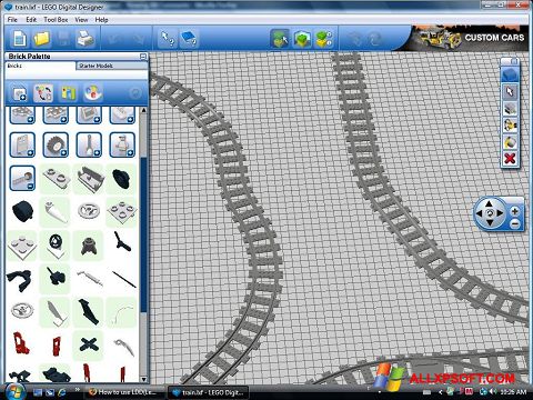 Στιγμιότυπο οθόνης LEGO Digital Designer Windows XP