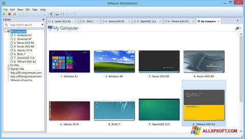 Στιγμιότυπο οθόνης VMware Workstation Windows XP