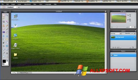 Στιγμιότυπο οθόνης LightShot Windows XP