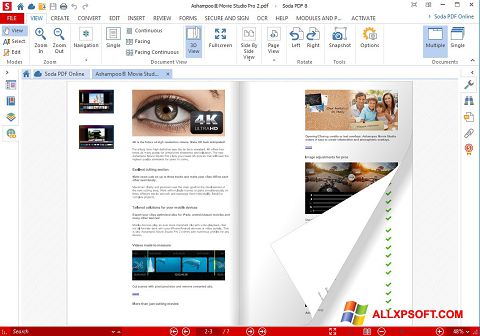 Στιγμιότυπο οθόνης Soda PDF Windows XP