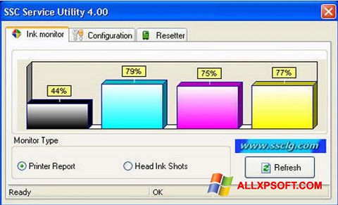 Στιγμιότυπο οθόνης SSC Service Utility Windows XP