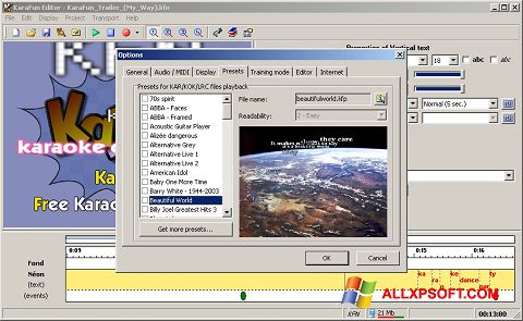Στιγμιότυπο οθόνης KaraFun Windows XP