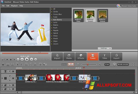 Στιγμιότυπο οθόνης Movavi Video Suite Windows XP