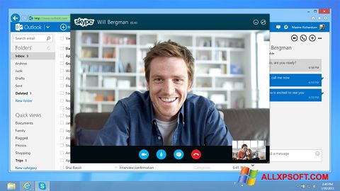 Στιγμιότυπο οθόνης Skype Windows XP