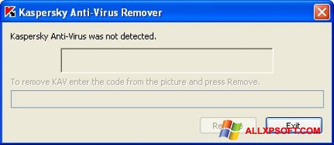 Στιγμιότυπο οθόνης KAVremover Windows XP