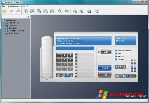 Στιγμιότυπο οθόνης VentaFax Windows XP