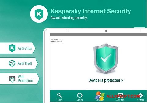 Στιγμιότυπο οθόνης Kaspersky Internet Security Windows XP