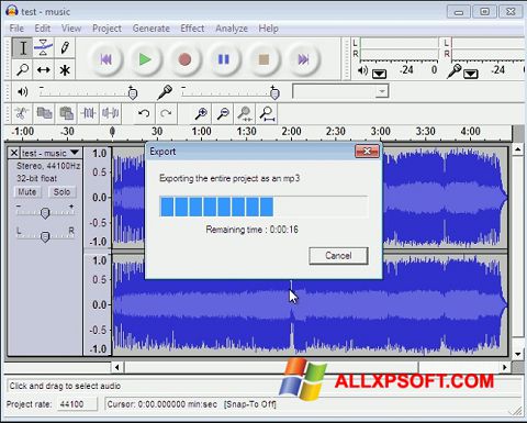 Στιγμιότυπο οθόνης Lame MP3 Encoder Windows XP